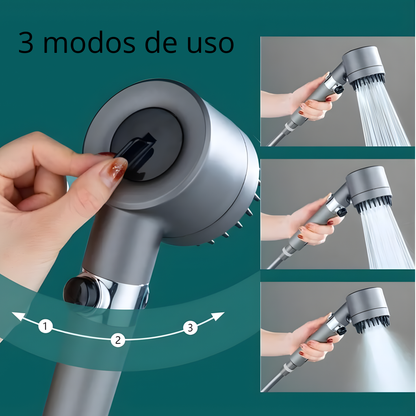 Cabezal de ducha purificador con 5 filtros para una piel más suave y una piel con mejor aspecto